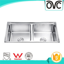 Hot fashion double bowl 304 stainless steel kitchen sink
Hot fashion double bowl 304 stainless steel kitchen sink